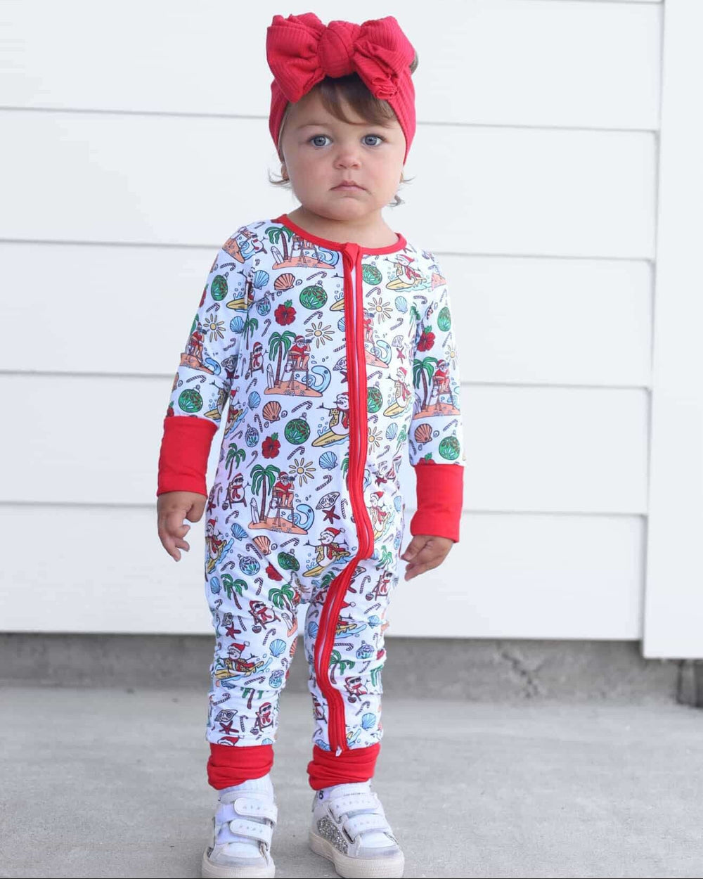 Jolly Waves Bamboo Zippy Pajama - Tuck & Char Co.