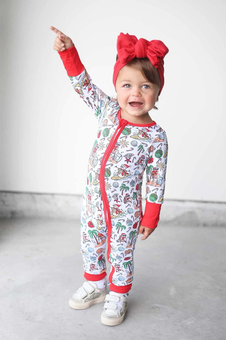 Jolly Waves Bamboo Zippy Pajama - Tuck &amp; Char Co.