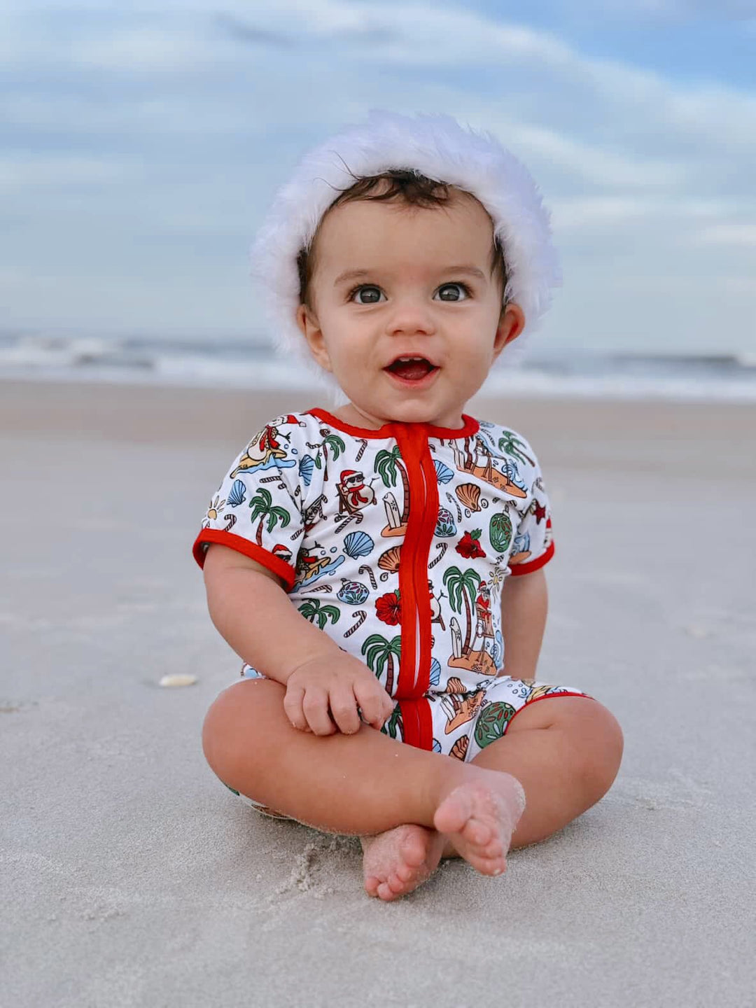 Jolly Waves Bamboo Zippy Pajama Shorties - Tuck & Char Co.
