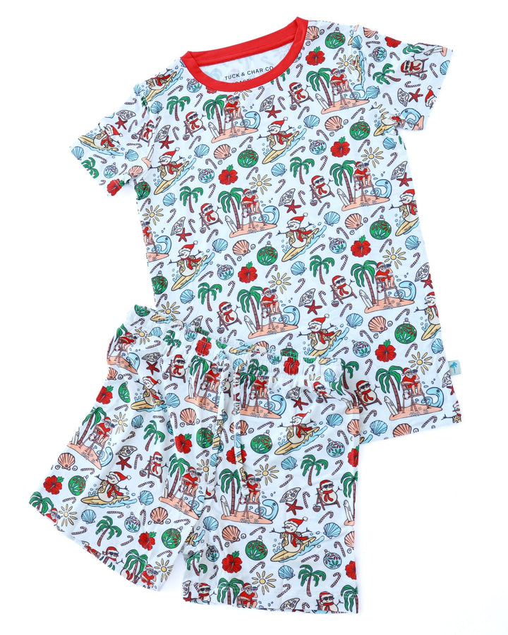 Jolly Waves Boys Short Pajama Set - Tuck &amp; Char Co.