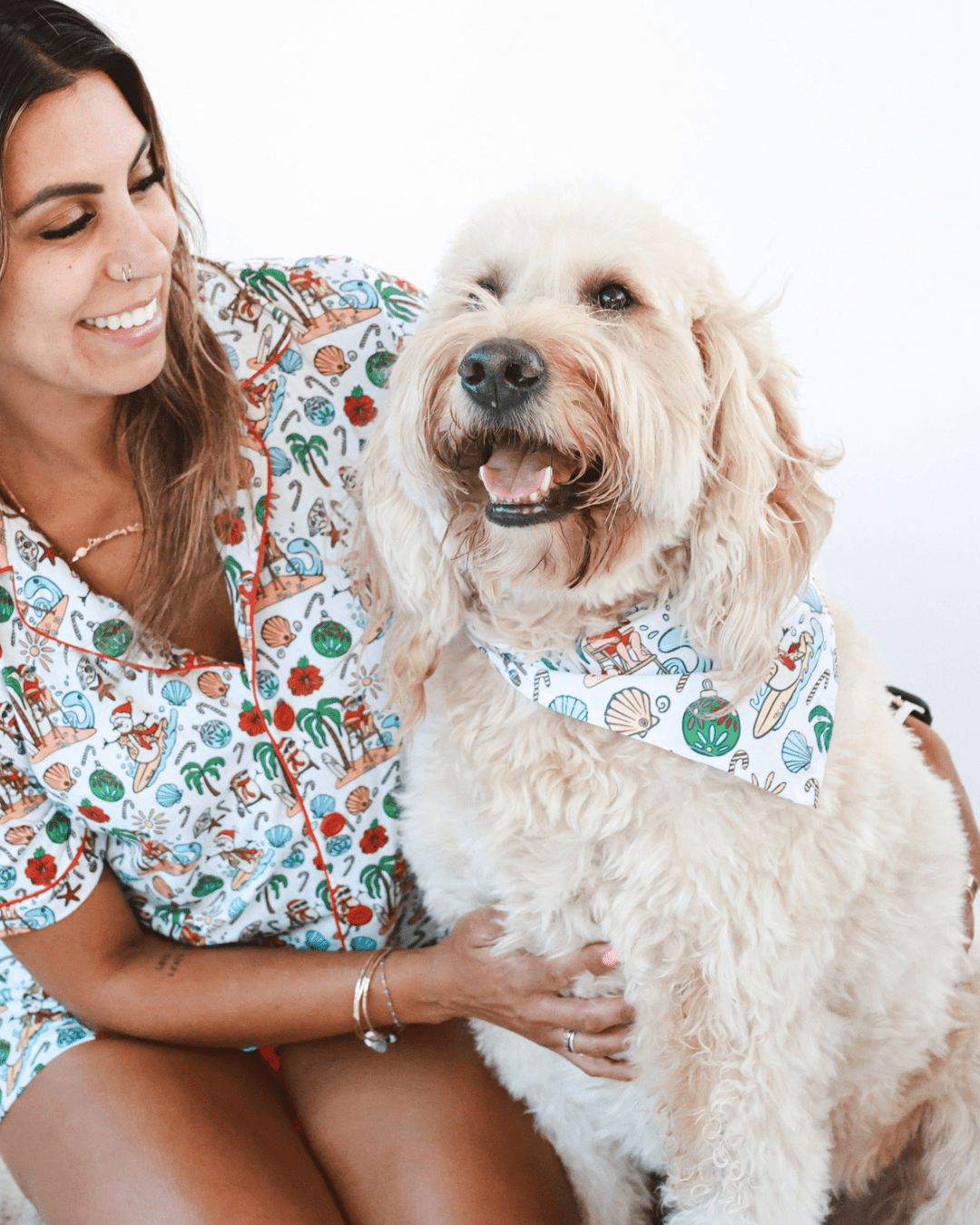 Jolly Waves Dog Bandana - Tuck &amp; Char Co.