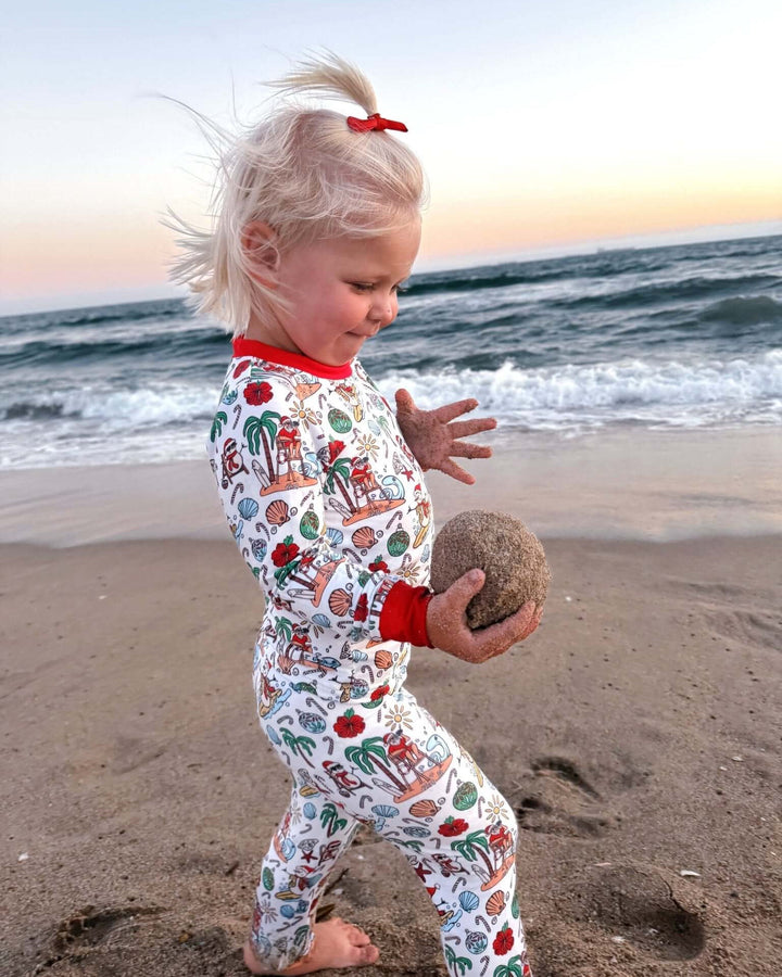 Jolly Waves Kids Pajama Set - Tuck &amp; Char Co.