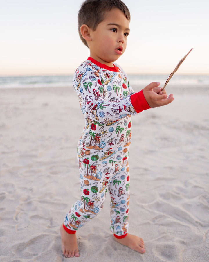Jolly Waves Kids Pajama Set - Tuck &amp; Char Co.