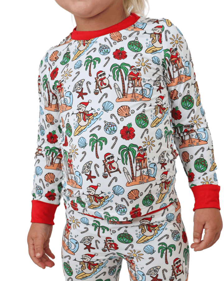 Jolly Waves Kids Pajama Set - Tuck &amp; Char Co.