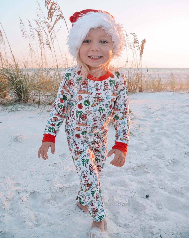 Jolly Waves Kids Pajama Set - Tuck &amp; Char Co.