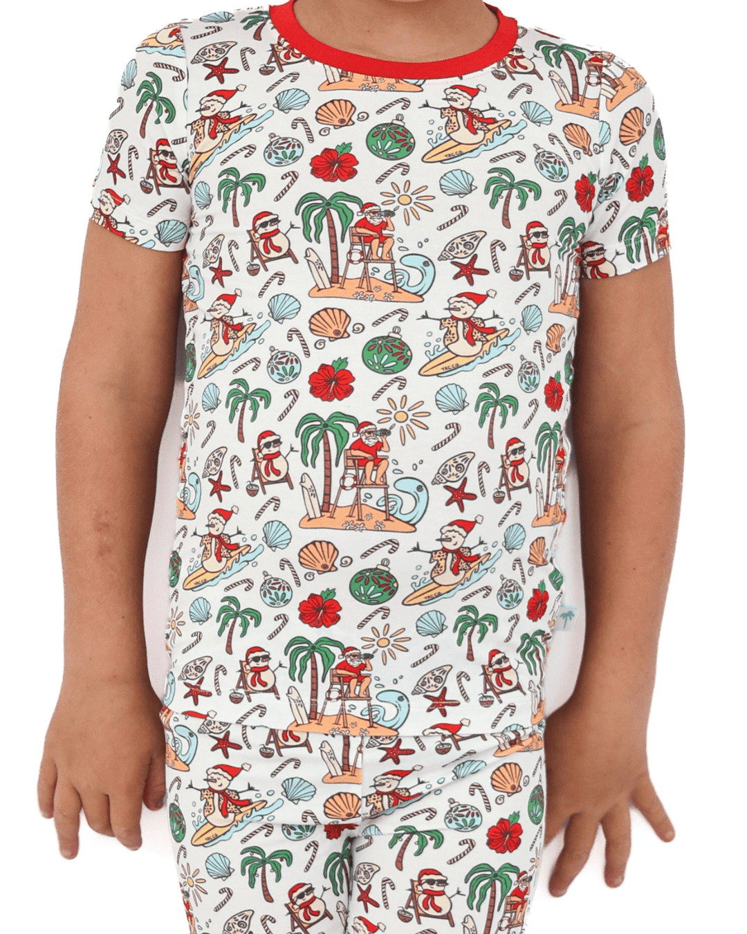 Jolly Waves Kids Short Pajama Set - Tuck &amp; Char Co.
