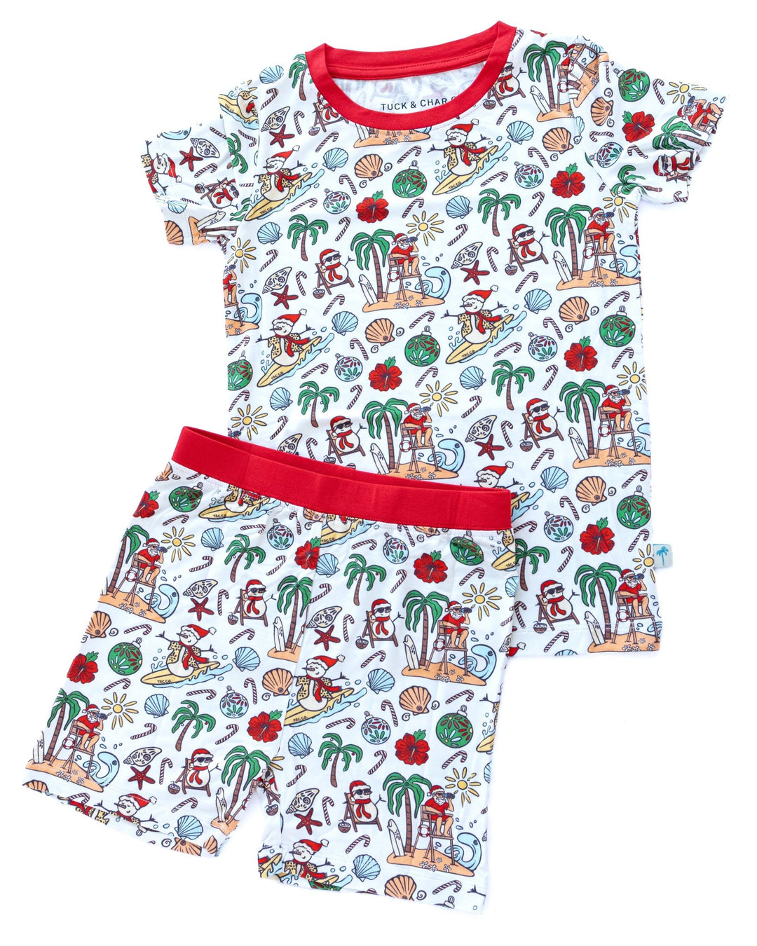 Jolly Waves Kids Short Pajama Set - Tuck &amp; Char Co.