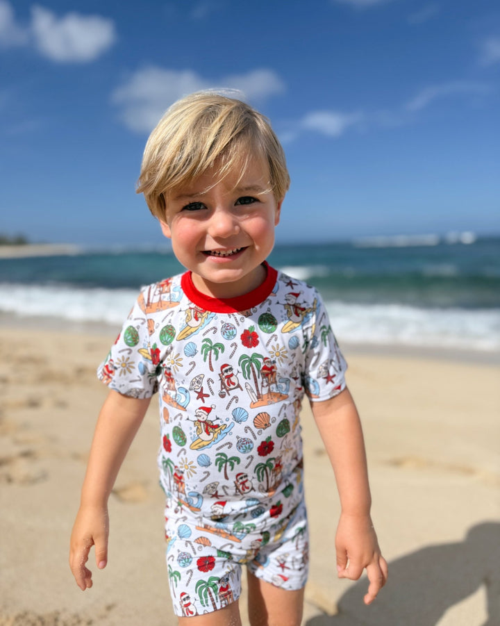 Jolly Waves Kids Short Pajama Set - Tuck &amp; Char Co.