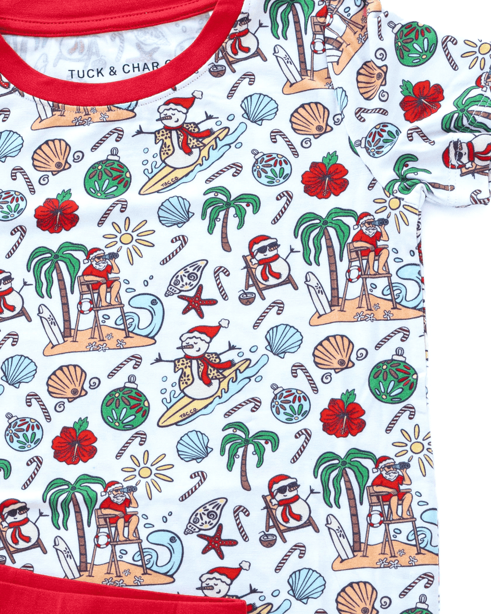 Jolly Waves Kids Short Pajama Set - Tuck & Char Co.