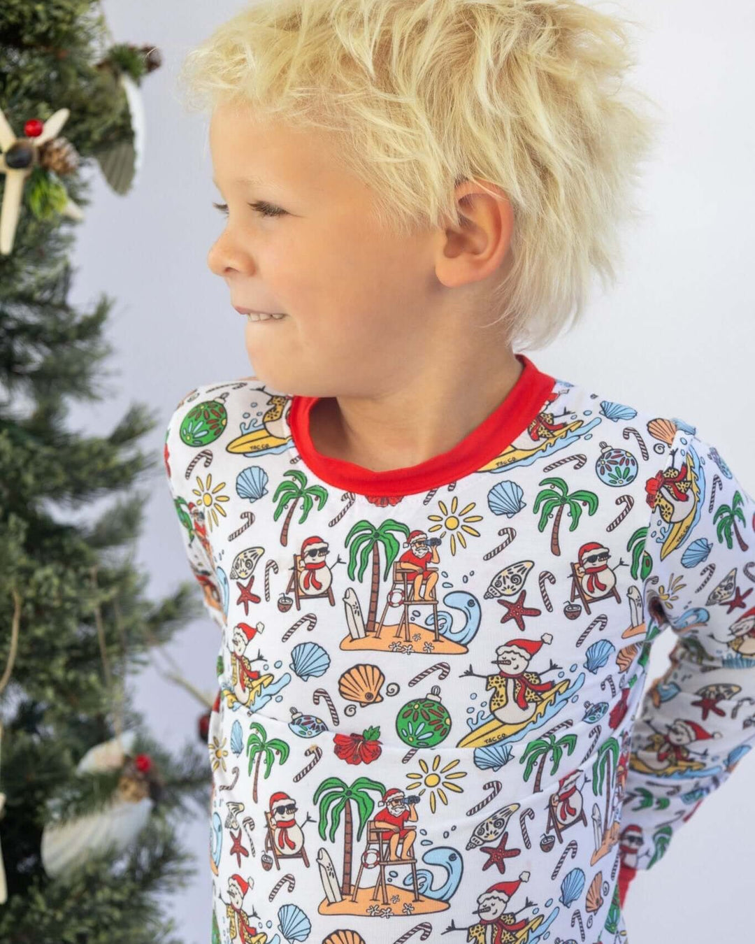 Jolly Waves Kids Unisex Jogger Pajama Set - Tuck &amp; Char Co.