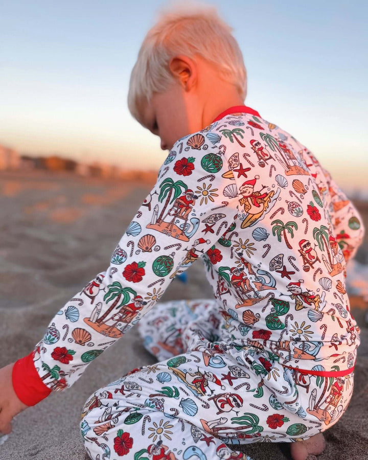 Jolly Waves Kids Unisex Jogger Pajama Set - Tuck &amp; Char Co.