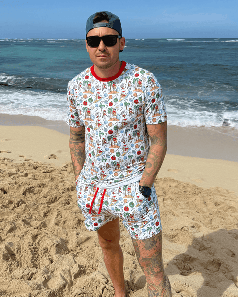 Jolly Waves Men's Short Pajama Set - Tuck & Char Co.