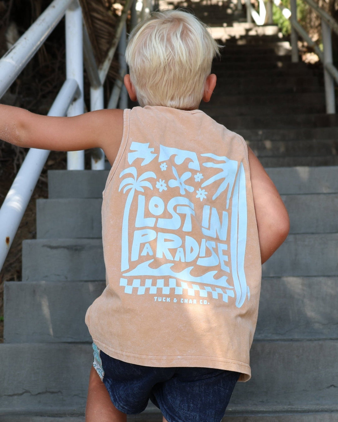 Lost in Paradise Tank - Tuck &amp; Char Co.
