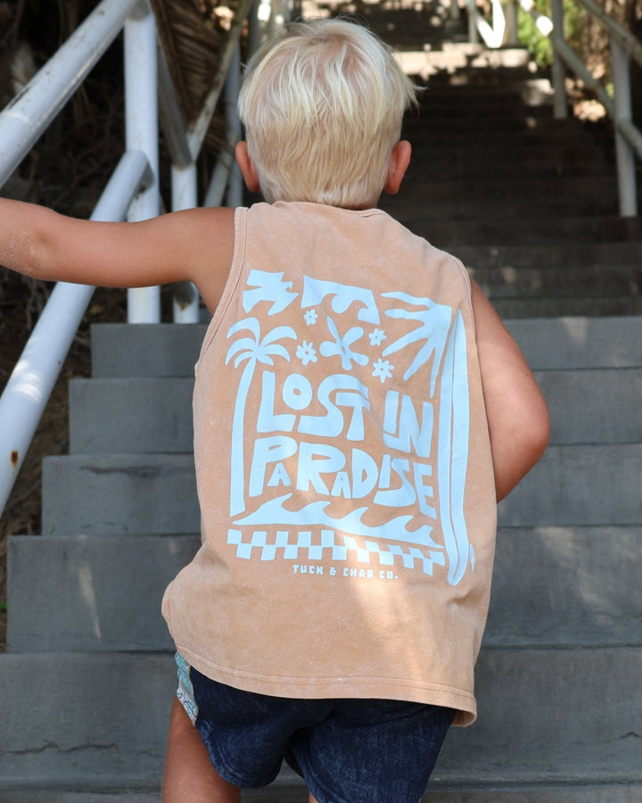 Lost in Paradise Tank - Tuck &amp; Char Co.