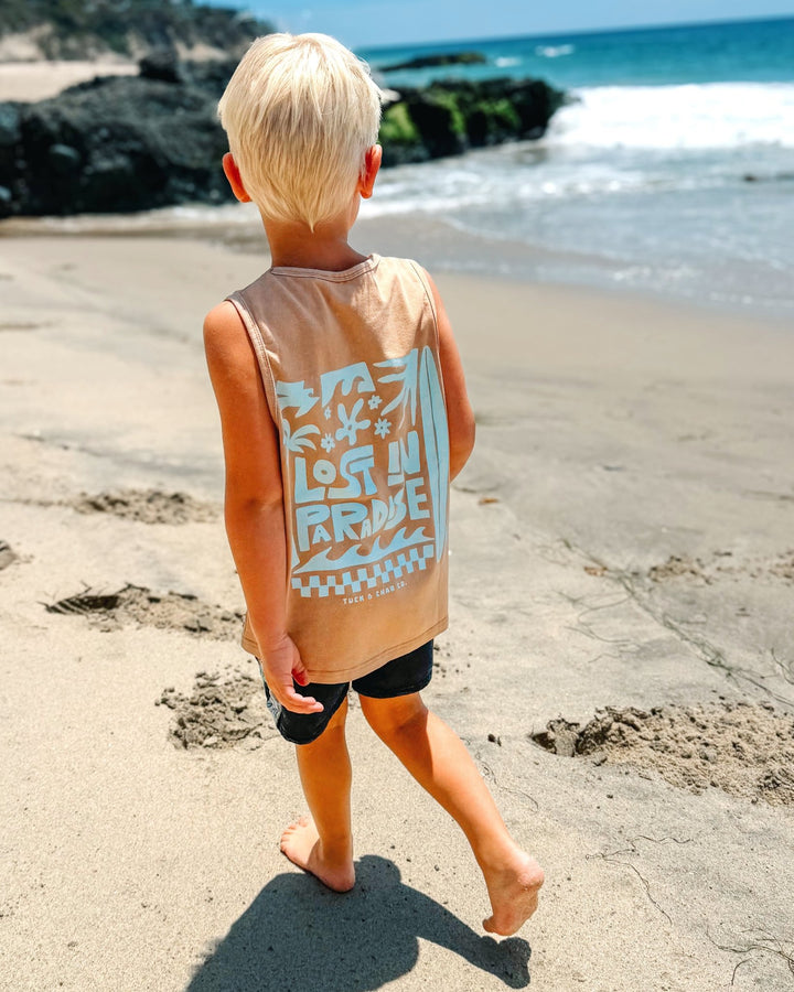 Lost in Paradise Tank - Tuck &amp; Char Co.