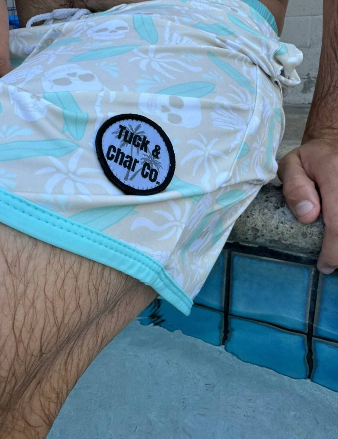 Mens Shakas &amp; Skulls Boardies - Tuck &amp; Char Co.