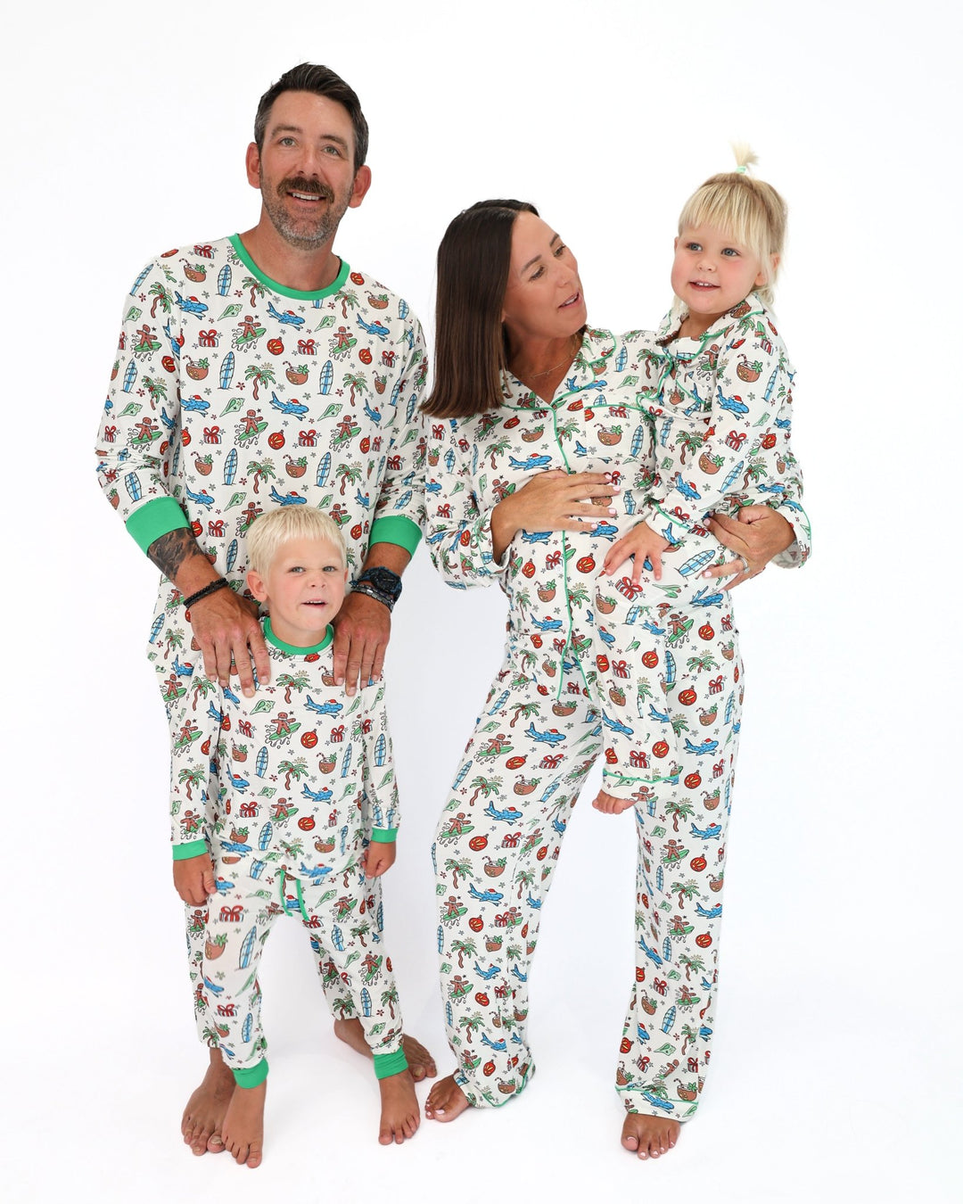 Merry Reef Adult Unisex Button-Down Pajama Set - Tuck &amp; Char Co.