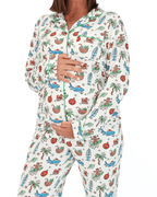 Merry Reef Adult Unisex Button-Down Pajama Set