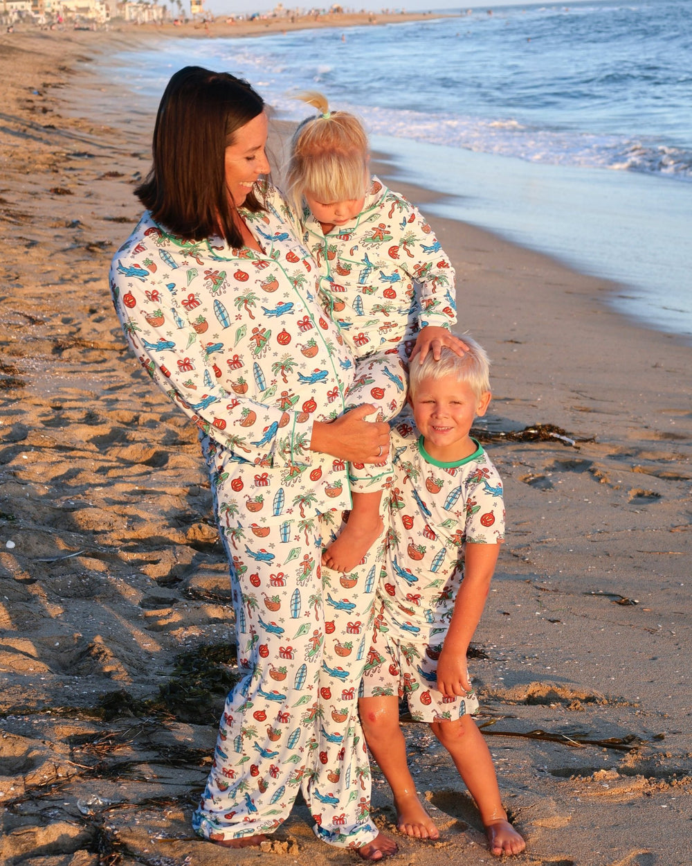 Merry Reef Adult Unisex Button-Down Pajama Set - Tuck & Char Co.