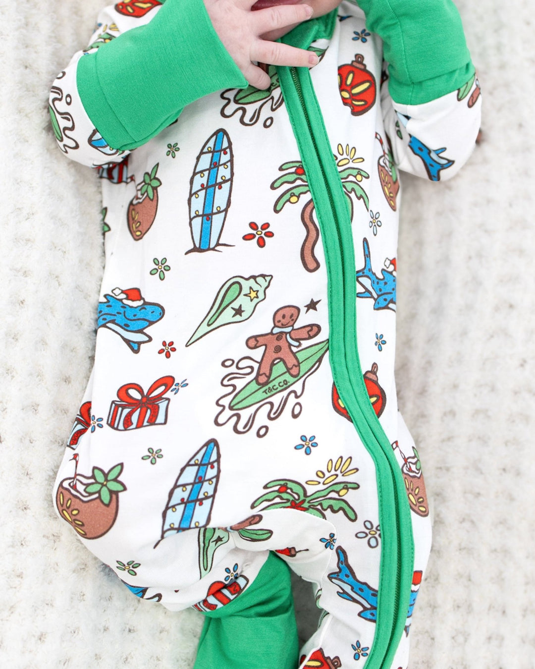 Merry Reef Baby Zippy Pajamas - Tuck & Char Co.