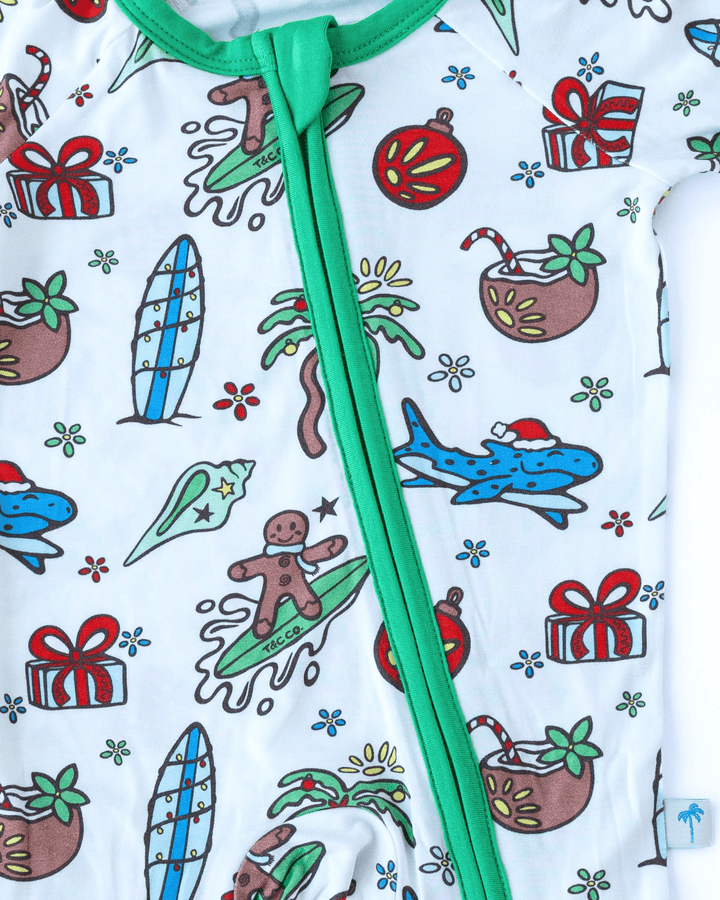 Merry Reef Baby Zippy Pajamas - Tuck &amp; Char Co.
