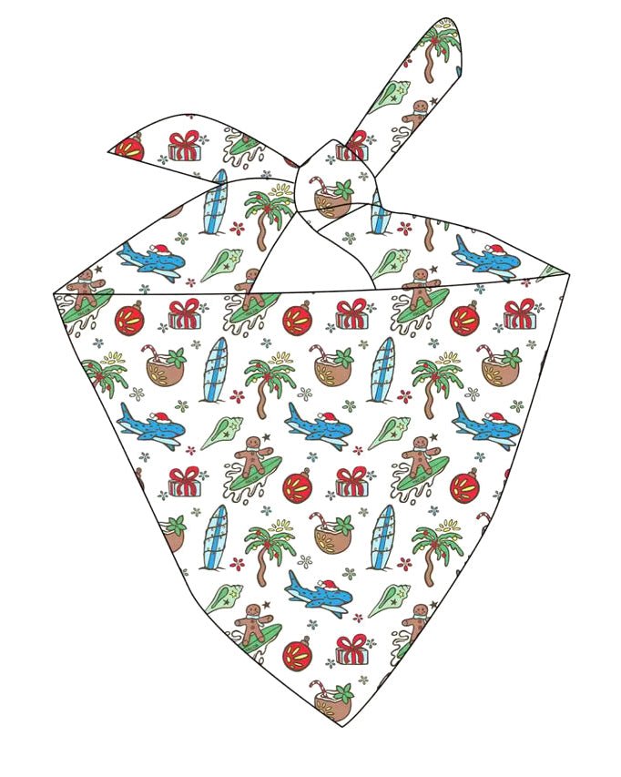 Merry Reef Bamboo Dog Bandana - Tuck & Char Co.