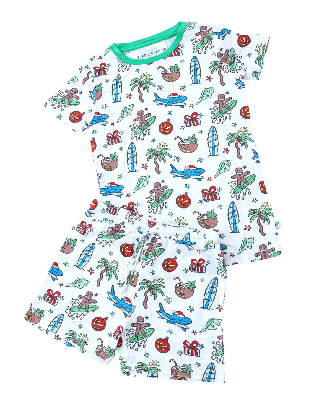 Merry Reef Boys Short Pajama Set - Tuck &amp; Char Co.