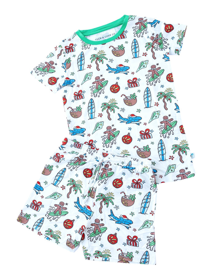 Merry Reef Boys Short Pajama Set - Tuck &amp; Char Co.