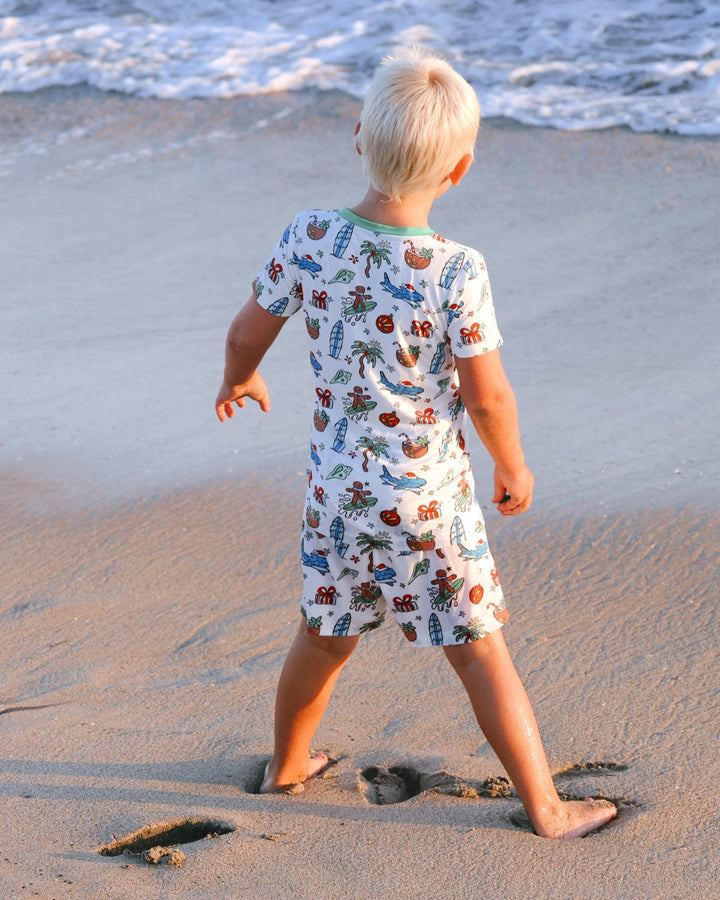 Merry Reef Boys Short Pajama Set - Tuck &amp; Char Co.