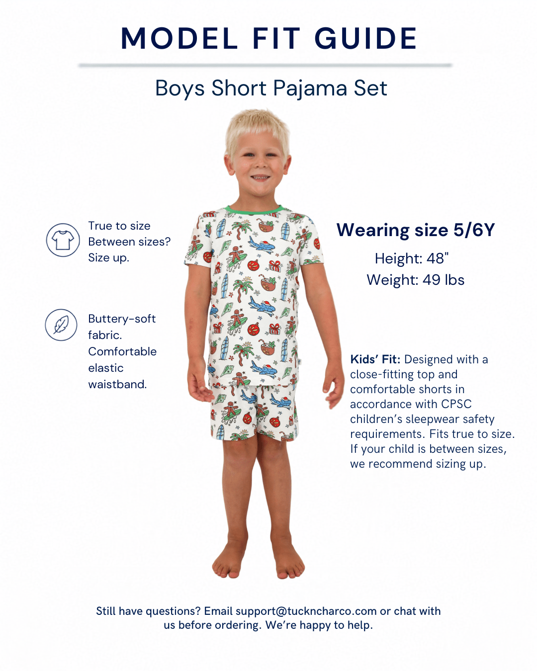 Merry Reef Boys Short Pajama Set - Tuck &amp; Char Co.