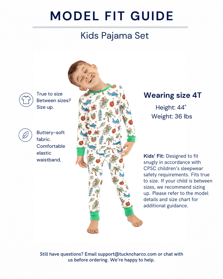 Merry Reef Kids Pajama Set - Tuck &amp; Char Co.