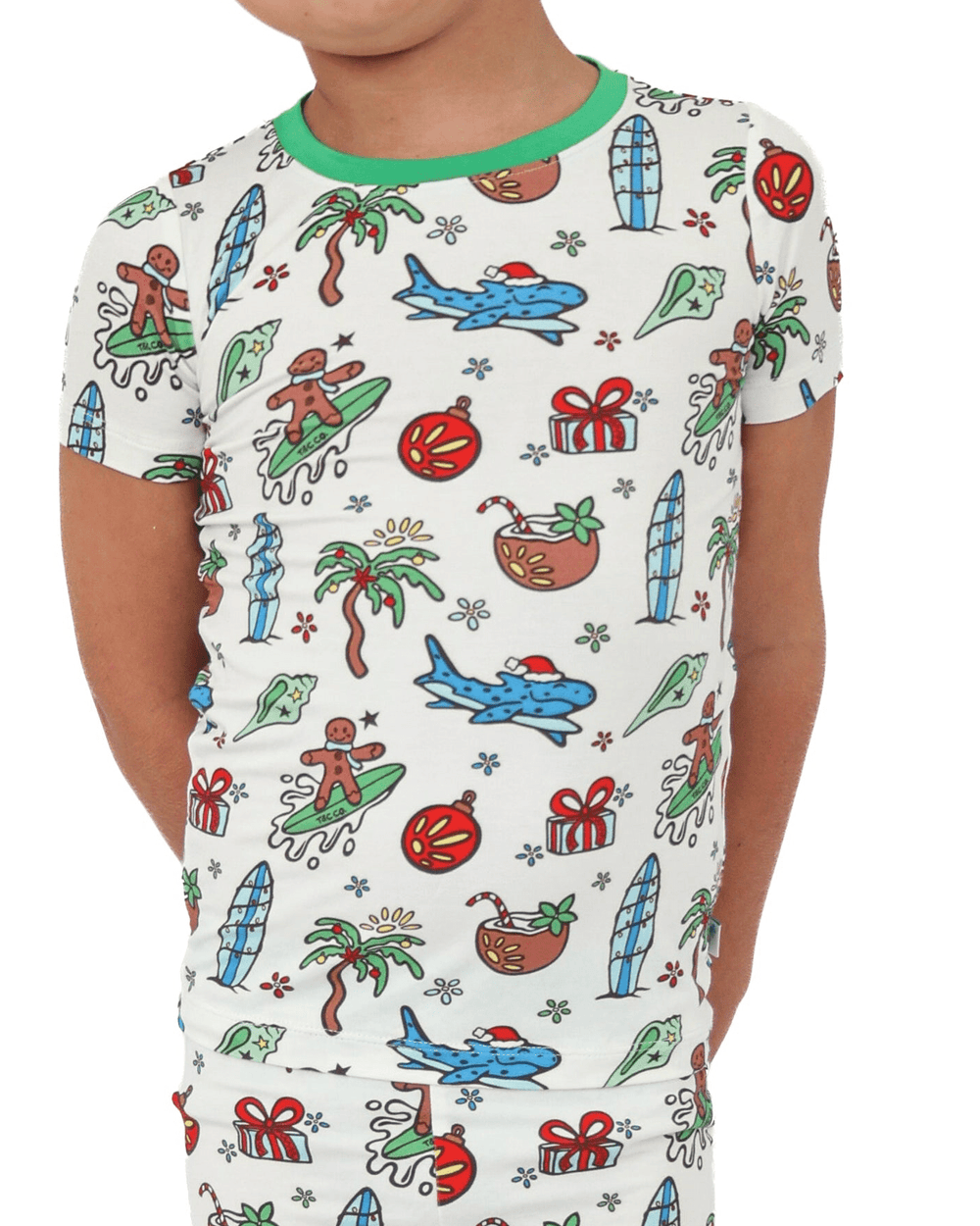 Merry Reef Kids Short Pajama Set - Tuck & Char Co.