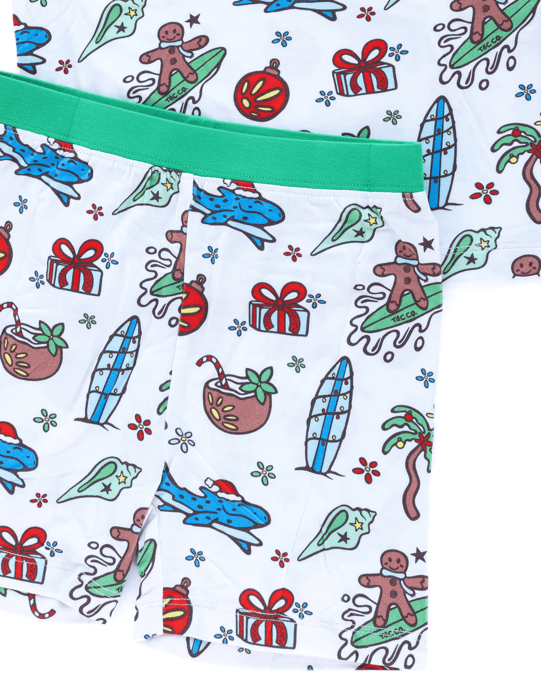 Merry Reef Kids Short Pajama Set - Tuck &amp; Char Co.