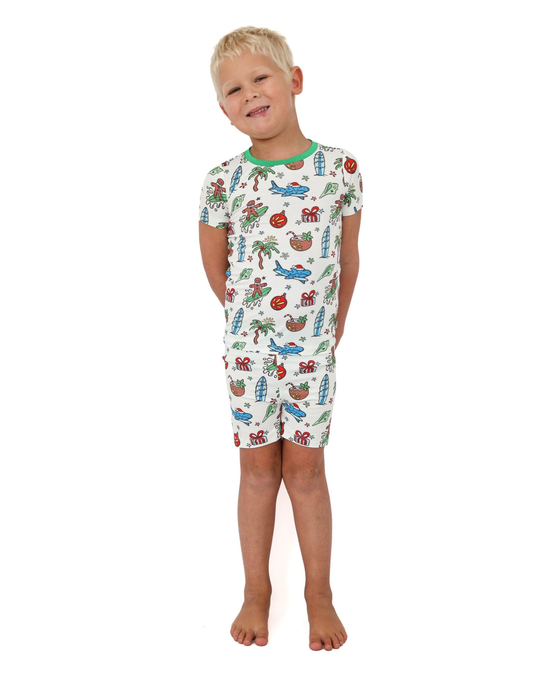 Merry Reef Kids Short Pajama Set - Tuck & Char Co.