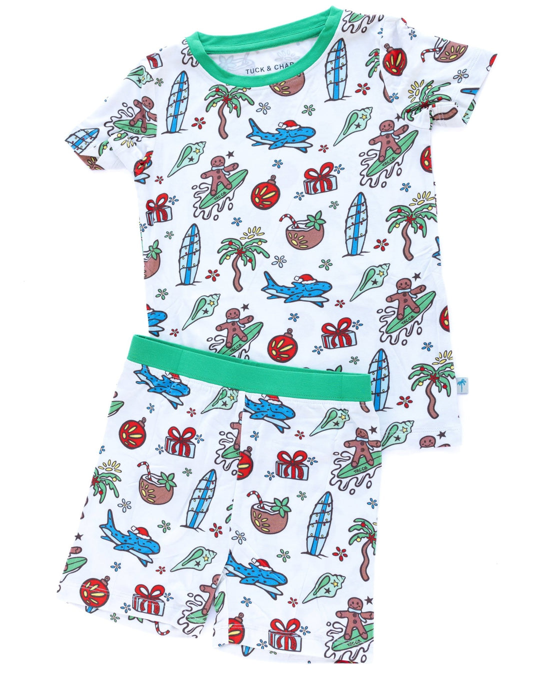 Merry Reef Kids Short Pajama Set - Tuck &amp; Char Co.