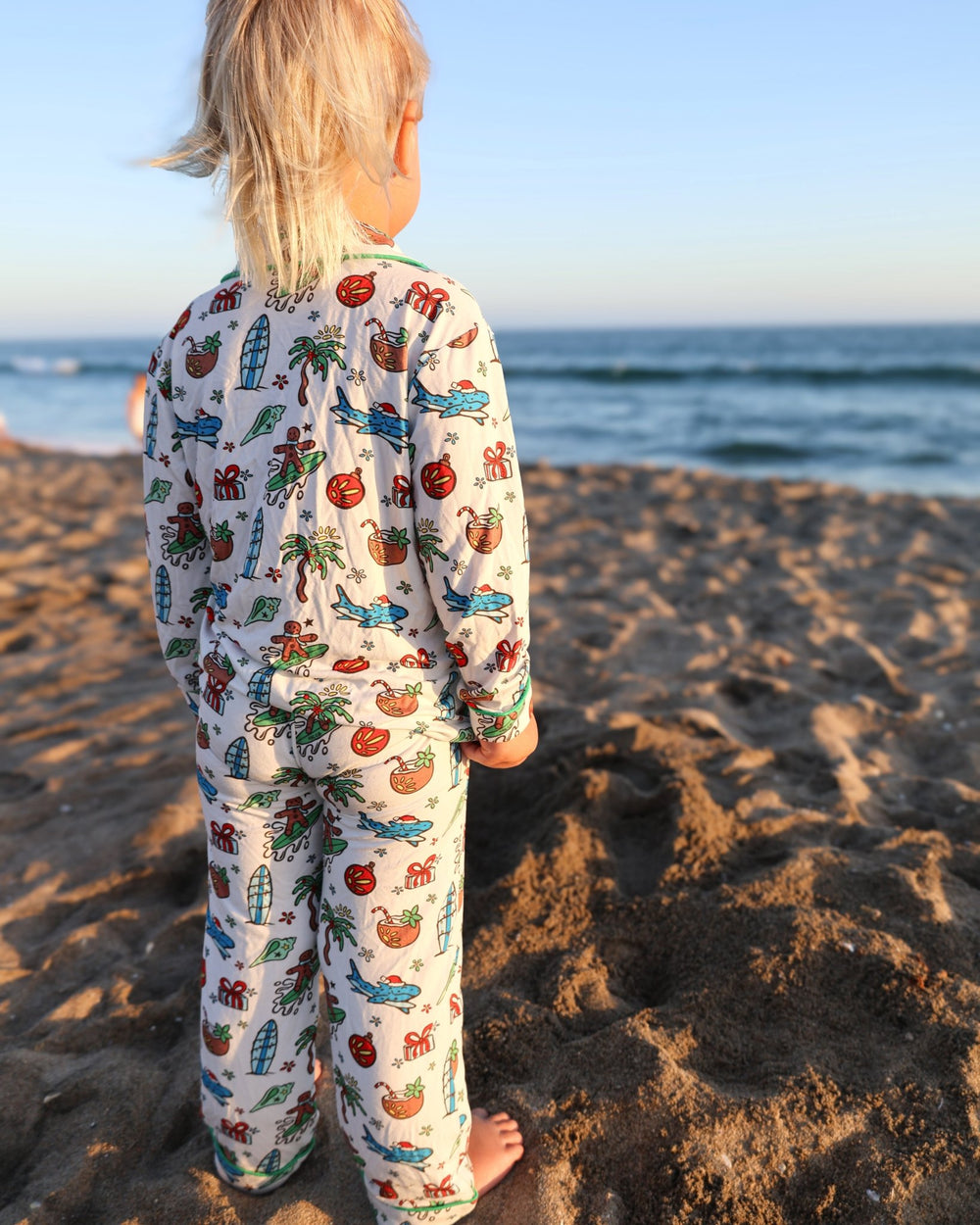 Merry Reef Kids Unisex Button Down Pajama Set - Tuck & Char Co.