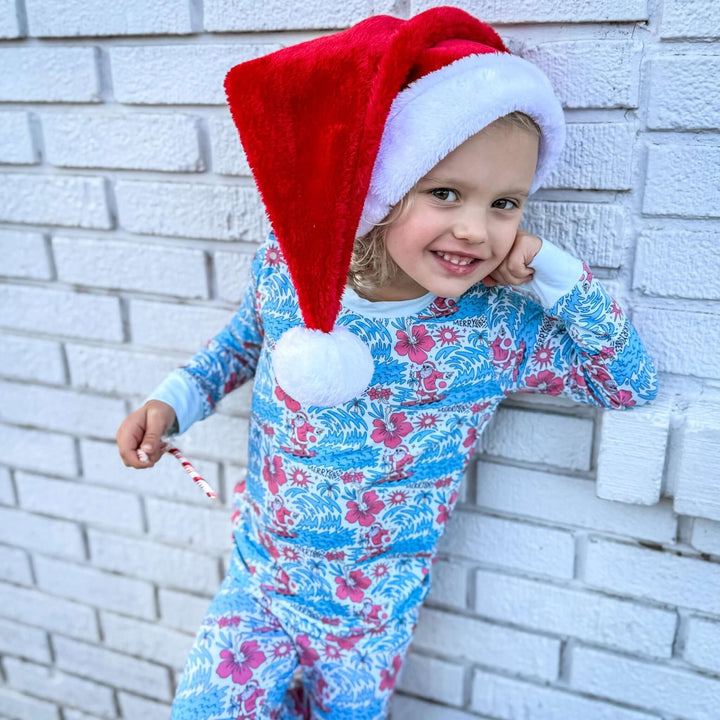 Merry Vibes Bamboo Toddler Two - Piece Pajama Set - Tuck &amp; Char Co.
