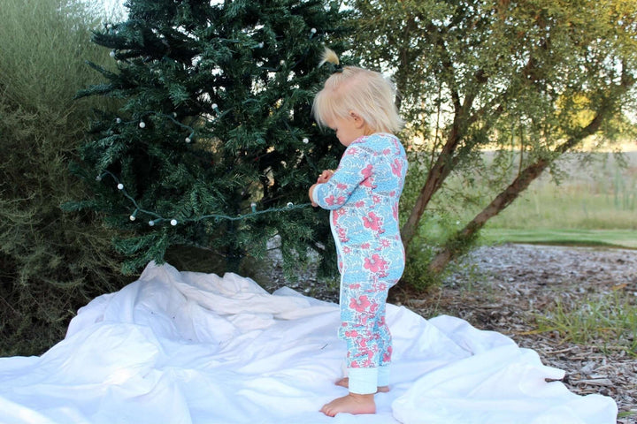 Merry Vibes Bamboo Zippy Pajama - Tuck &amp; Char Co.