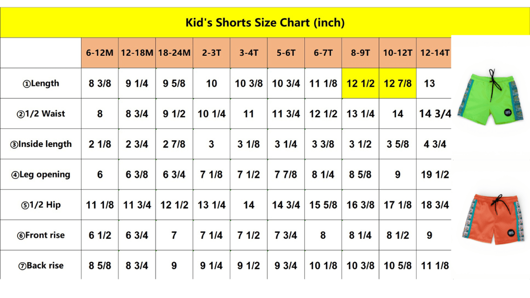 Neon Orange Boys Hybrid Boardshorts – Surfing Seagulls - Tuck &amp; Char Co.