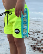 Neon Yellow Boys Hybrid Boardshorts – Retro Coastal