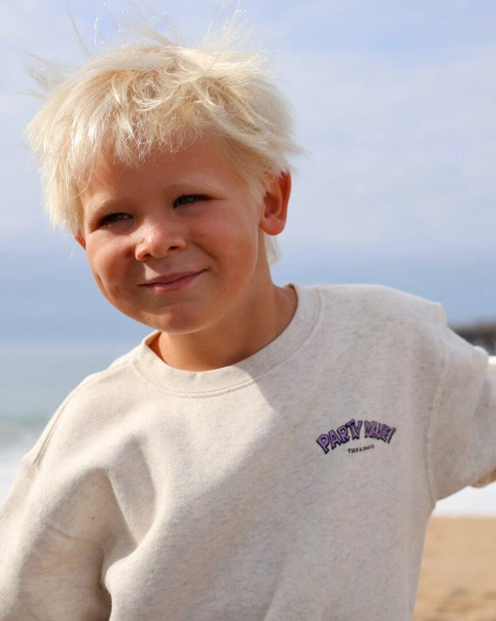 Party Wave- Crewneck Sweatshirt - Tuck &amp; Char Co.