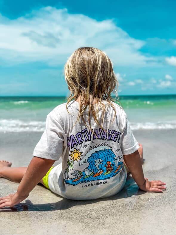 Party Wave T-Shirt - Tuck &amp; Char Co.