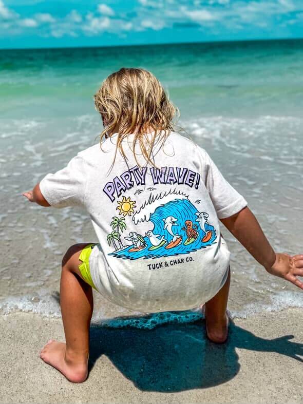Party Wave T-Shirt - Tuck &amp; Char Co.