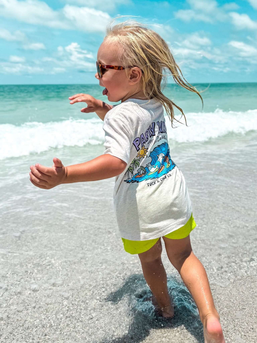 Party Wave T-Shirt - Tuck &amp; Char Co.
