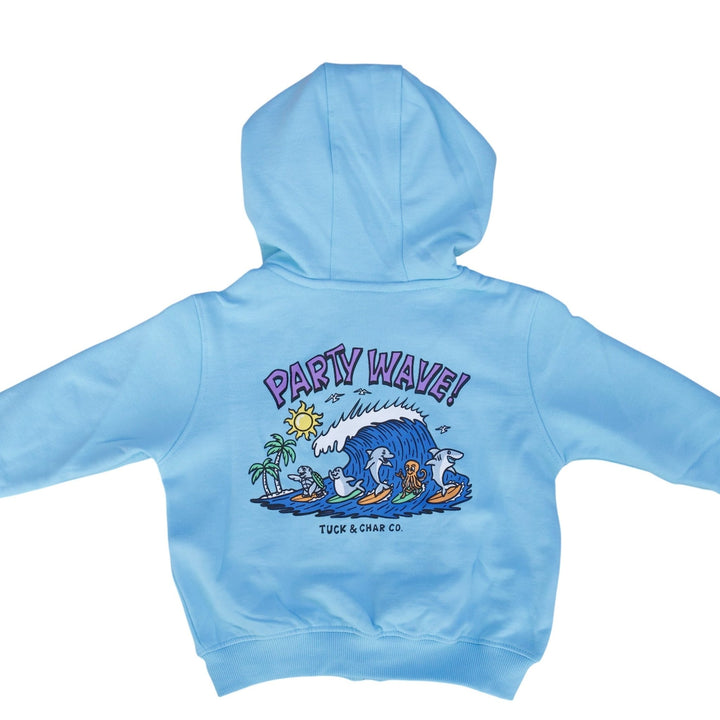Party Wave Zip-Up Hoodie - Tuck &amp; Char Co.