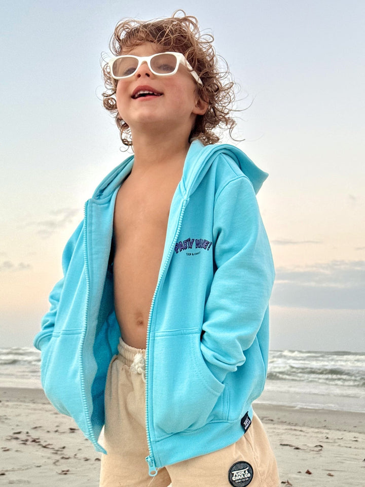 Party Wave Zip-Up Hoodie - Tuck &amp; Char Co.