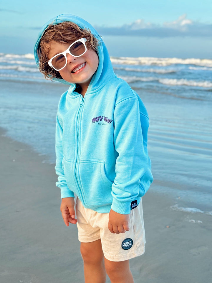 Party Wave Zip-Up Hoodie - Tuck &amp; Char Co.