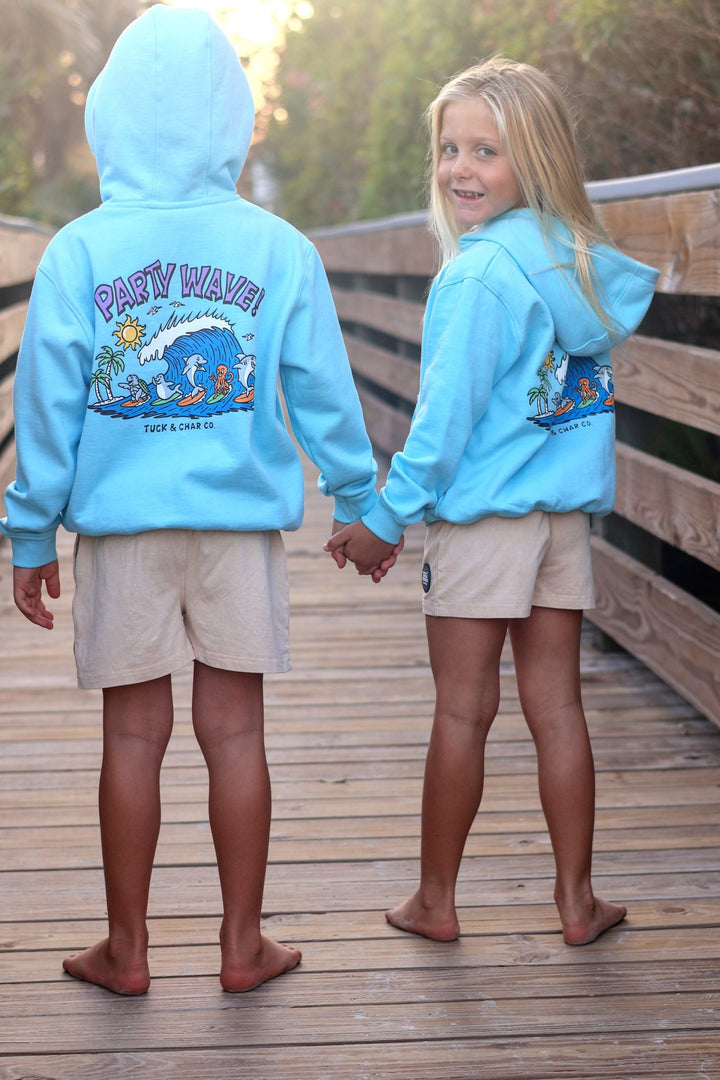 Party Wave Zip-Up Hoodie - Tuck &amp; Char Co.