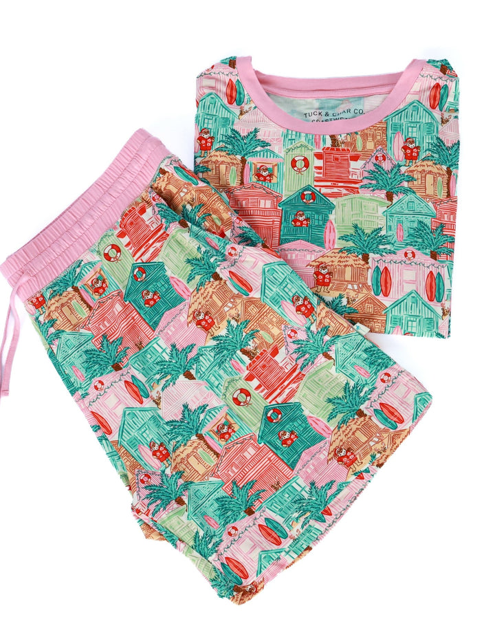 Pink Beach Huts Men&