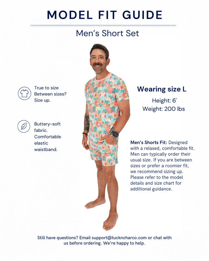 Pink Beach Huts Men&